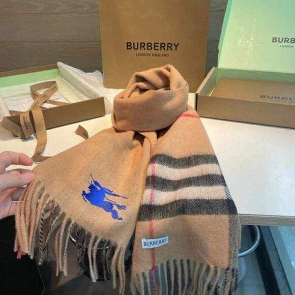 Burberry Women's Cashmere Scarf - Picture 1 of 5